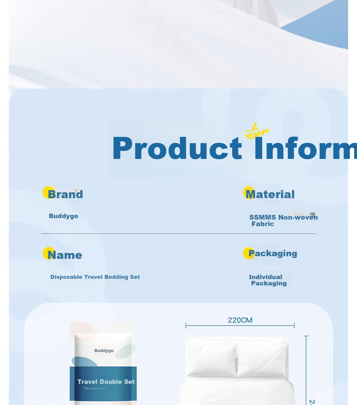 BADIGAO Train Sleeper Disposable Bedding Set 3-Piece Thickened Sleeping Bag for Hard and Soft Sleeper Single Travel Bed Sheet Quilt Cover Pillowcase 14