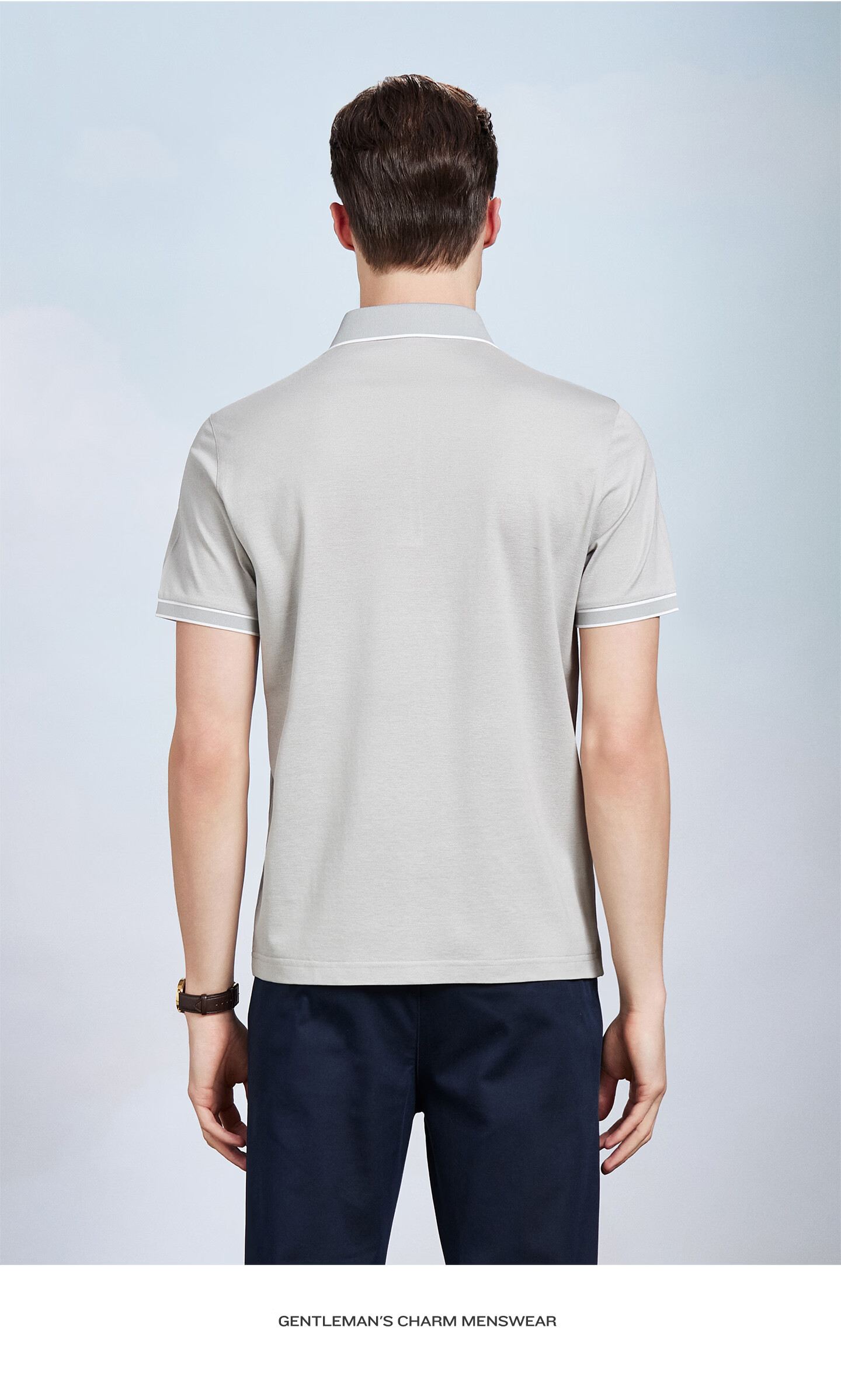 Antonio 55% Mulberry Silk Cooling Breathable High-End Short Sleeve Polo Shirt Men Summer Knitted Business Casual T-Shirt Top 77