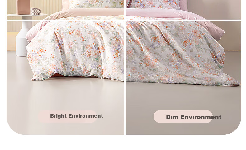 Shuixingjiafang Duvet Cover, Pure Cotton, 60 Count Long-Staple Cotton, Sateen Fabric, Bedding Cover, Single Size, 150x210cm 14
