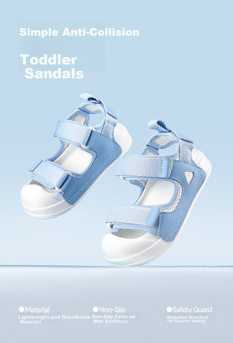 Cheerful Mario Kids Summer Sandals Boys Girls Outdoor Soft Sole 2026 New Breathable Casual Korean Style Toddler Shoes 1