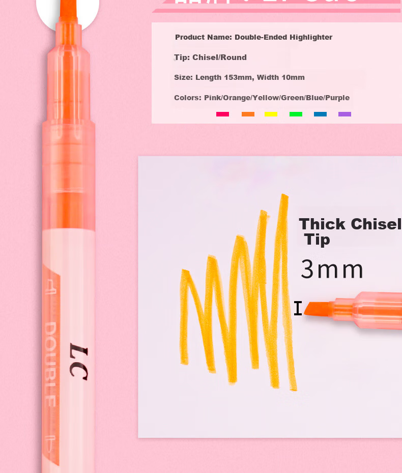 Licao 24-Color Mixed Glitter Gel Pens, Sparkling Glow Glitter Gel Pens for Journals, Kids' Shiny Color-Changing Fluorescent Sand Pearlescent Drawing and Doodling Pens 3
