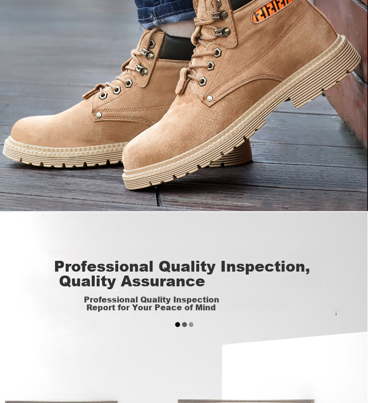 BlueOwl Shield Men's High-Top Breathable Durable Anti-Smash Steel Toe Anti-Puncture Safety Work Construction Functional Shoes 9160 Size 43 12