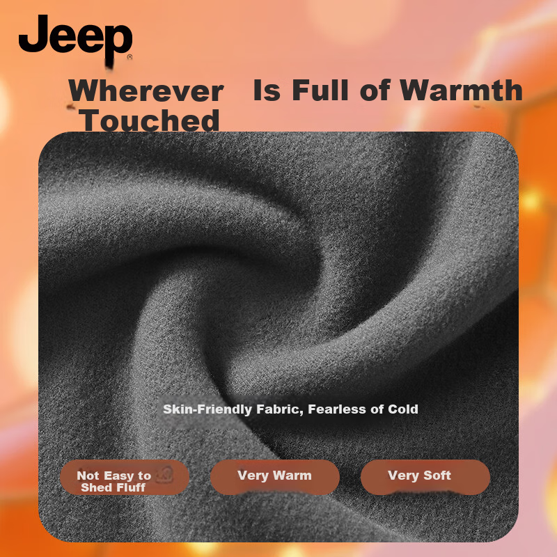 JEEP Winter Fleece Lined Hat and Neck Warmer for Men, Windproof and Cold Resistant Face and Neck Protection Mask for Cycling, Women's Gray