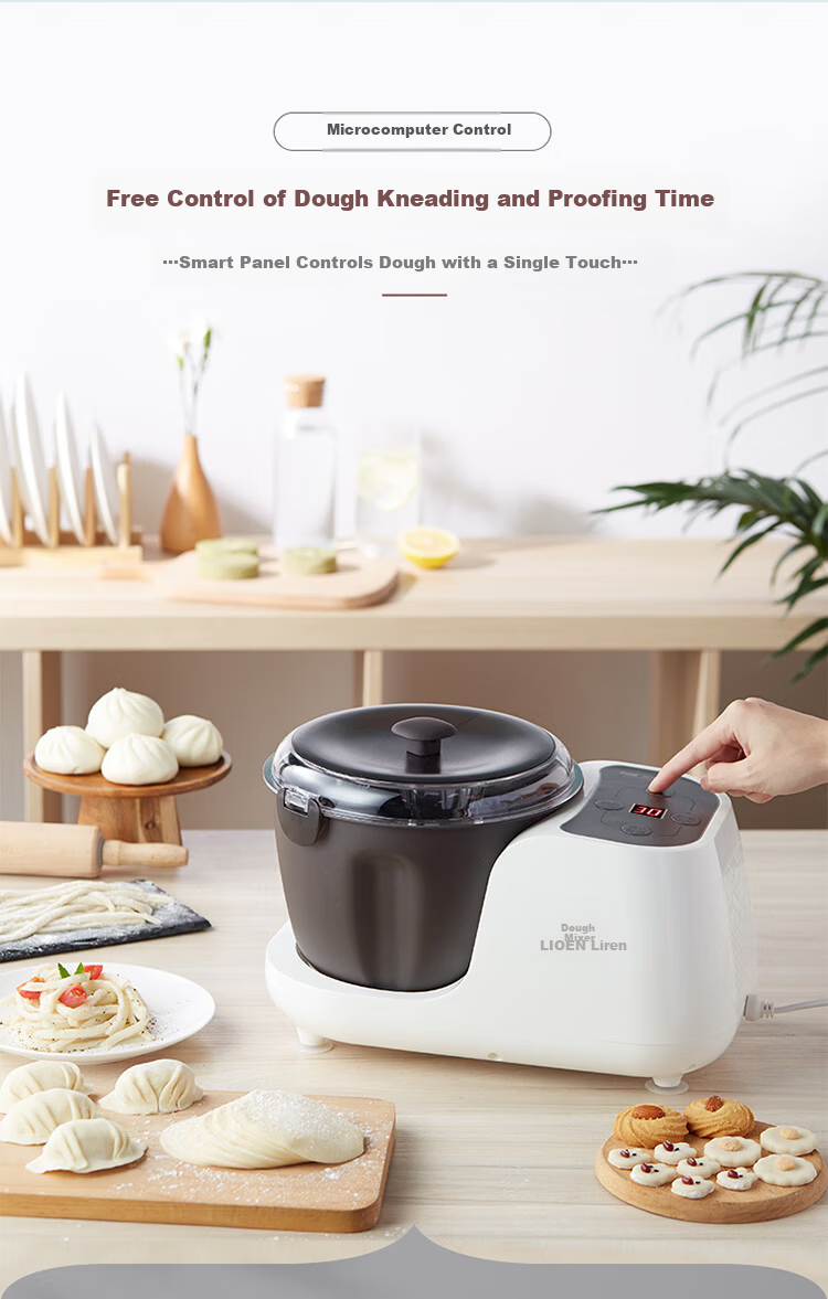 Liven 2025 New Model 7L Large Capacity Dough Mixer Fully Automatic Home and Commercial Kneading Machine Fermentation and Proofing Chinese and Western Chef Machine HMJ-D7621 4