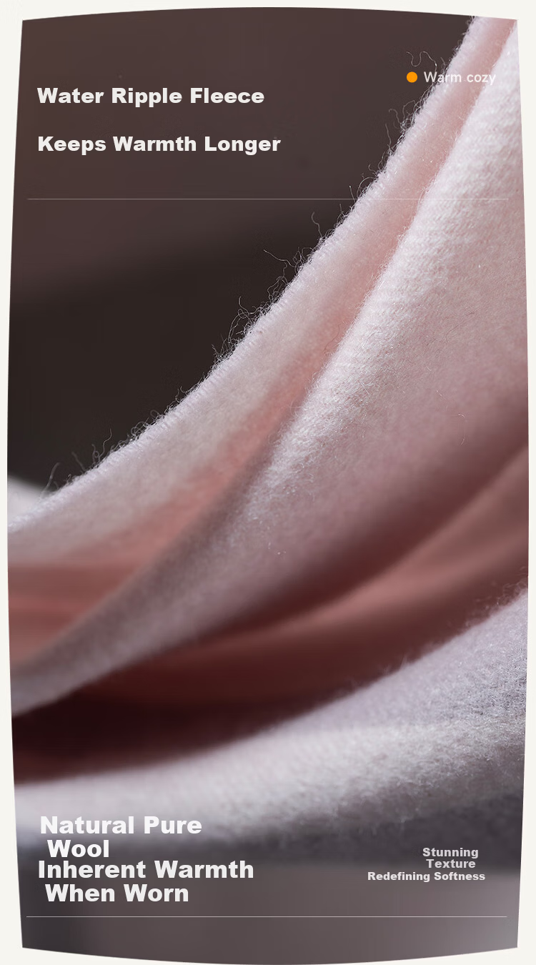 HLA Women's Scarf New Autumn Winter Pure Wool Soft Warm Birthday Gift for Girlfriend 8