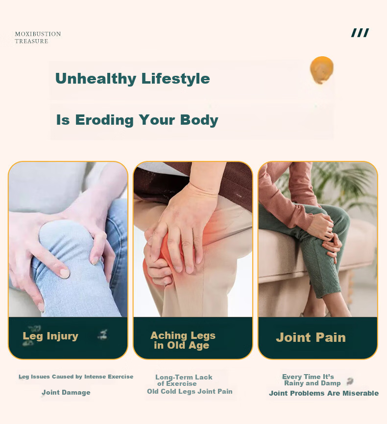 Lizi Medical Knee Brace for Arthritis, Old Cold Legs, Meniscus Injury, Graphene Knee Support, Lightweight Breathable for Autumn and Winter, Air-Conditioned Room Use 2