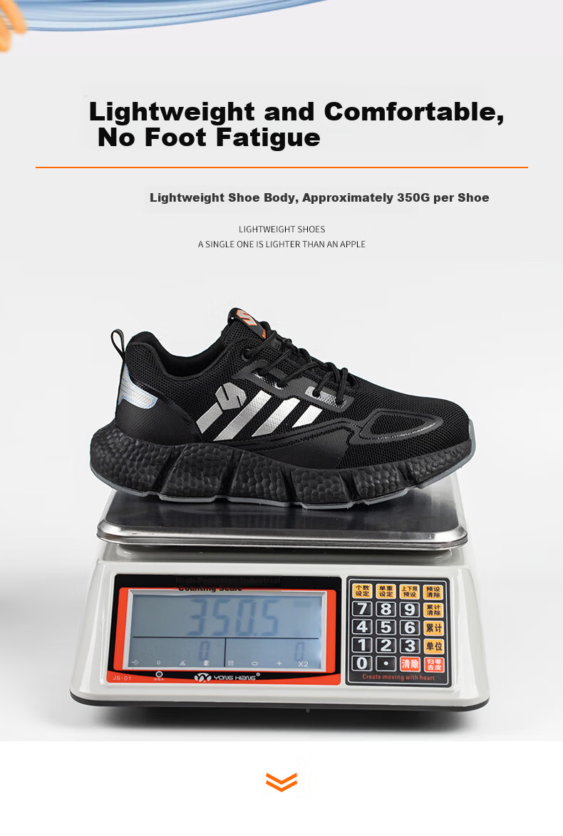 Xingbao Labor Protection Shoes Model 008 Insulated Electrician Shoes 10KV High Voltage Resistant Anti-Smash Anti-Puncture Safety Shoes Wear-Resistant Non-Slip Breathable Worksite Shoes Size 41 1