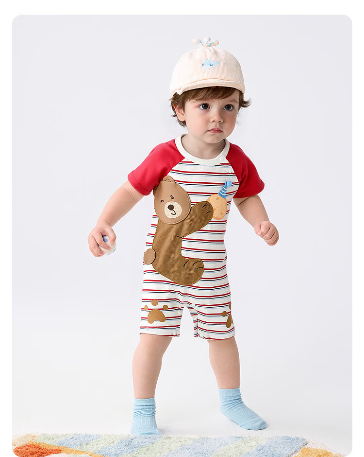 Balabala Baby Romper Infant Jumpsuit 2026 100% Cotton Cute Fashionable Adorable [Mall Same Style] 23