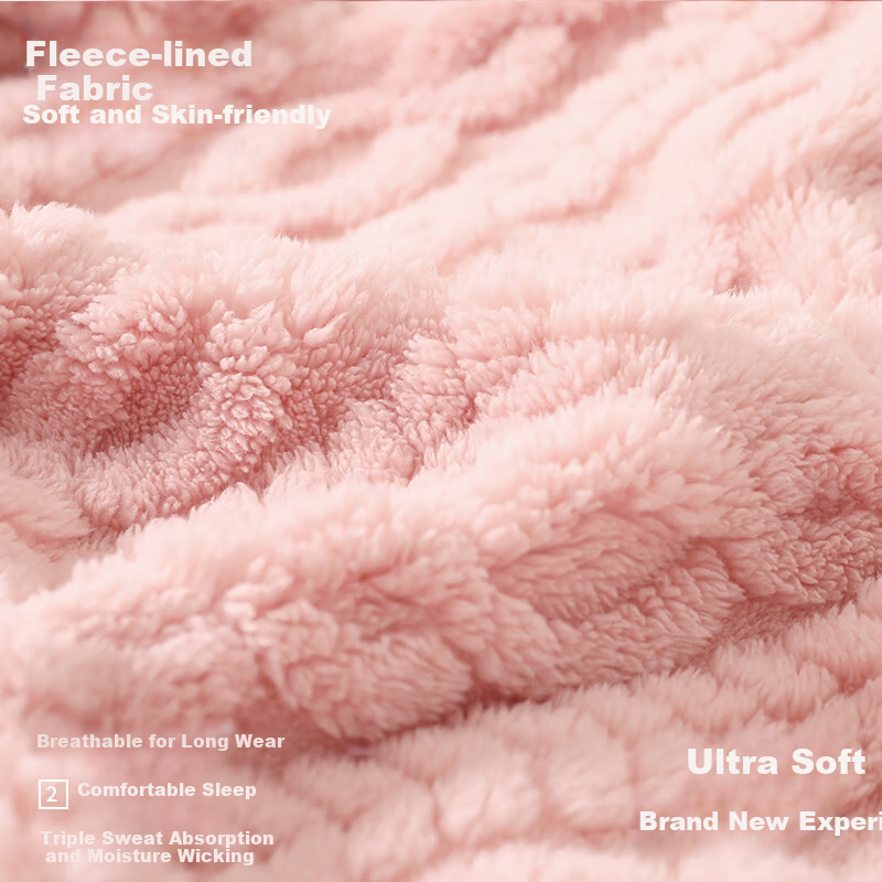 LangSha Children's Coral Fleece Pajamas Girls Autumn Winter 2025 New Thickened Flannel Homewear for Big Girls
