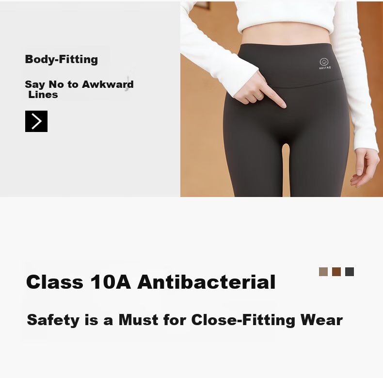 Avandi 400g Lambswool Sharkskin Pants Women's Winter Fleece Thickened High-Waist Thermal Leggings 12