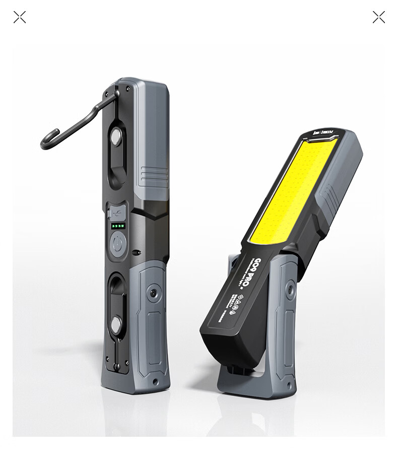 LEM Work Light Automotive Repair Lamp High Brightness Magnetic Rechargeable Emergency Flashlight 3