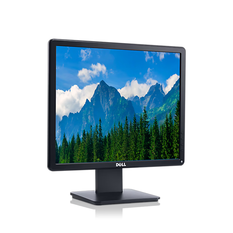 Dell 17-inch Office Monitor 5:4 Aspect Ratio Adjustable Stand Wall-Mount Supported Cashier Finance Surveillance Computer Monitor E1715S