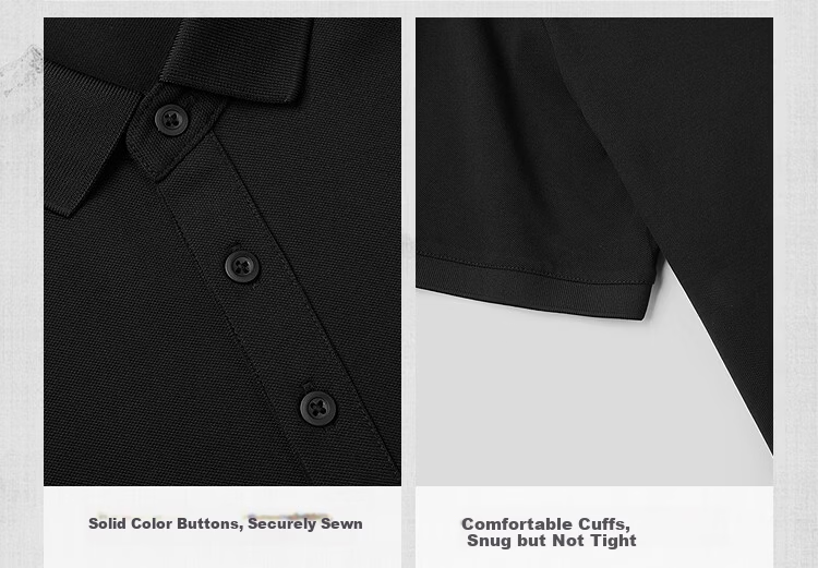 HLA Short-Sleeve Polo Shirt for Men, 26 Shan Bu Zai Gao Series, Cool-Feeling Short Sleeves for Men in Summer 14