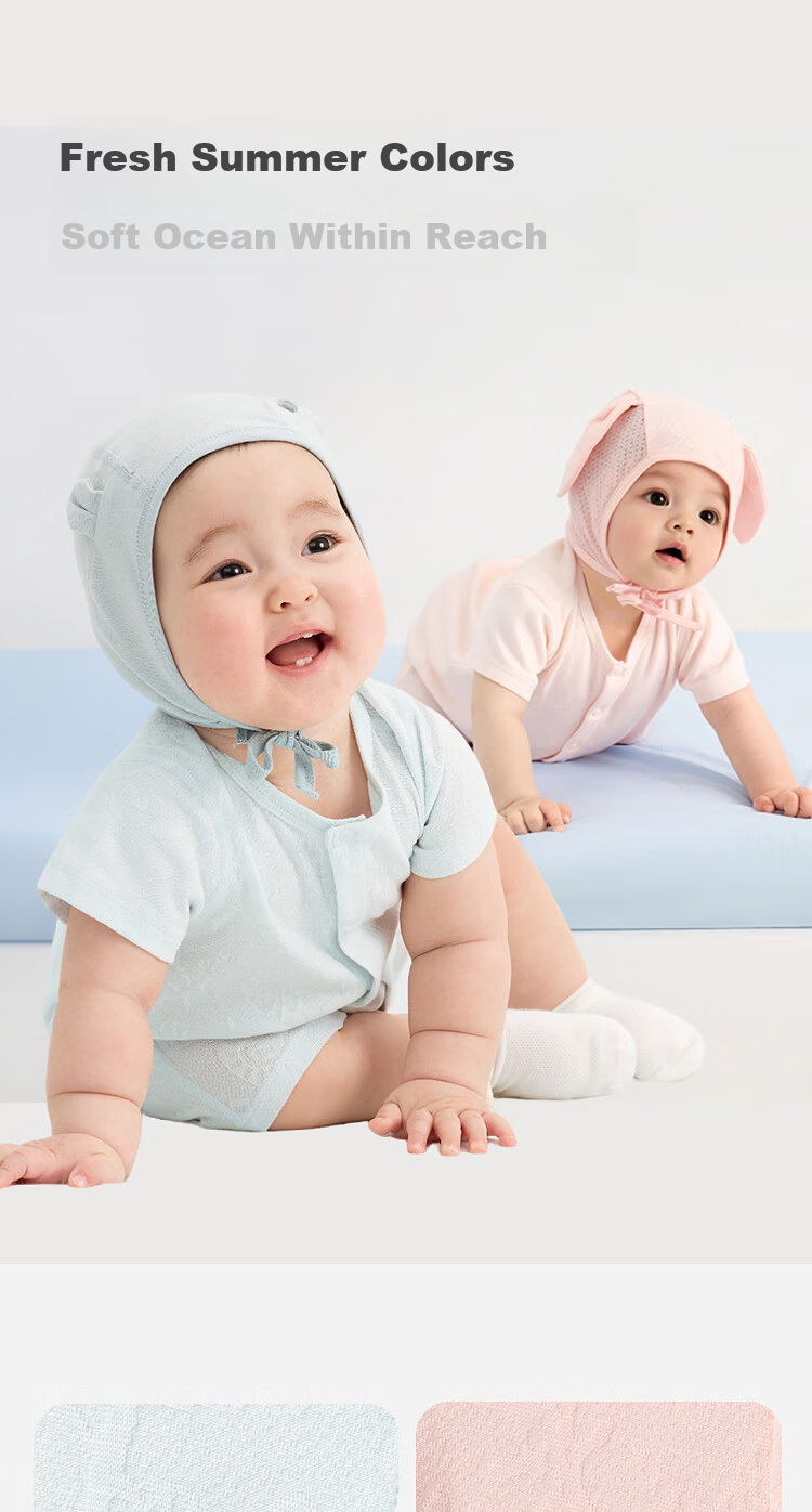 Balabala【balaOne】Baby Romper Infant Jumpsuit 2026 Fresh Natural Simple Cute 6