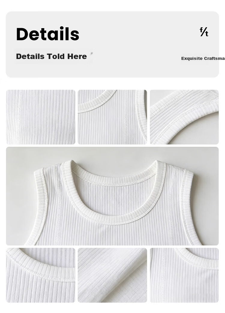 FitonTon Men's Summer Sports Tank Top 10A Antibacterial Trendy Fitness Comfortable Stretch Ribbed Sweatshirt Heather Gray 2XL 5