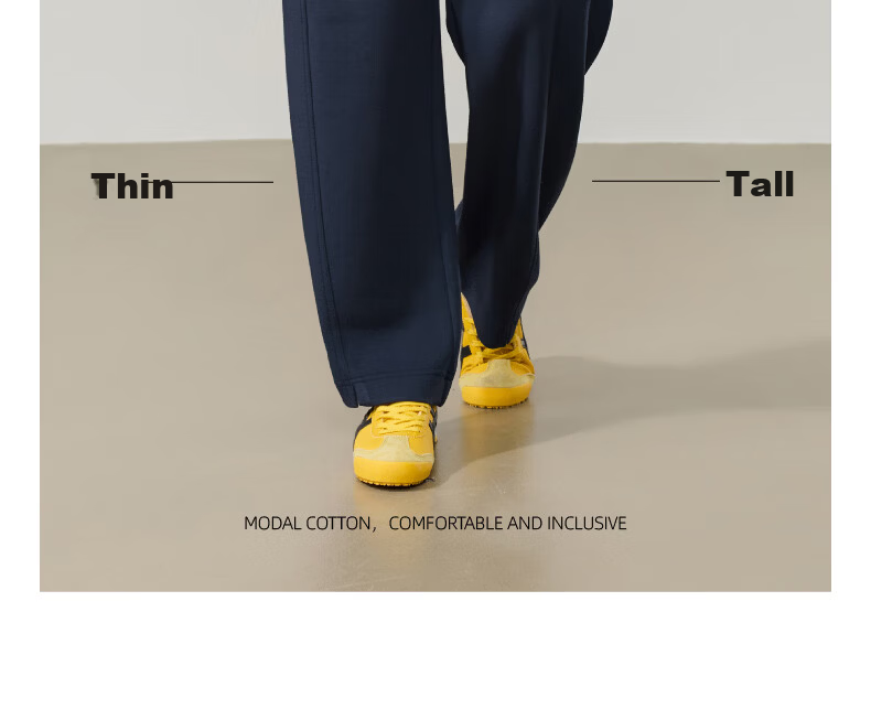 ESE-Y Women's Banana Pants Spring 2026 New Design Split Narrow Straight High-Waist Casual Sports Pants Black Size 32 2