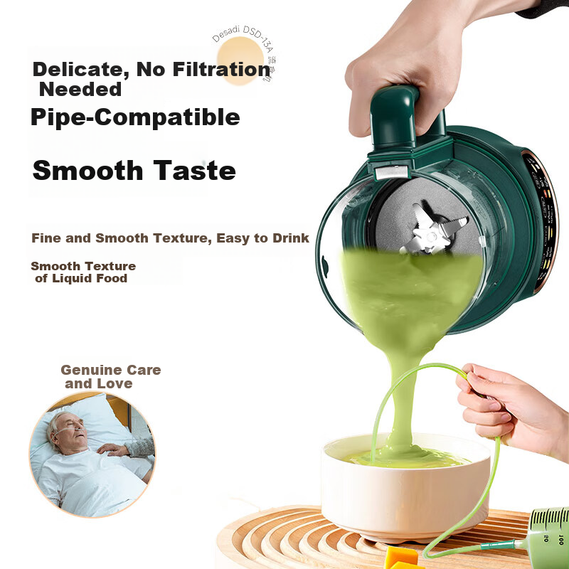 Desadi German Liquid Food Blender Elderly Nasogastric Feeding Fully Automatic No-Cook 2026 New Food Meal Grinder Patient Gastric Tube Mini Food Processor Blender Liquid Food Machine