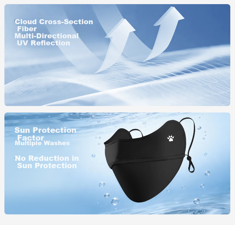 KELME Sun Protection Mask Unisex Summer Cycling Face Cover UV Protection Outdoor Mountaineering Travel 2