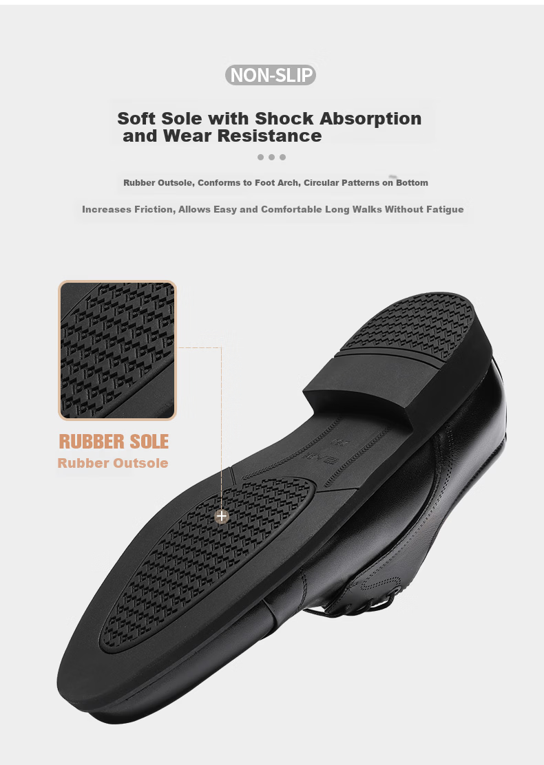 LAORENTOU Pointed Toe Leather Shoes for Men, Casual Soft-Soled Formal Business British Style Work Shoes, 200240 Black Hollow-Out, Size 40 16