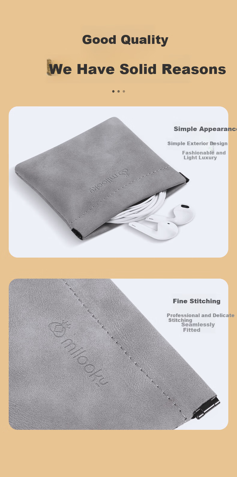 Di Yi Workshop Elastic Digital Accessories Storage Bag Portable Lipstick Makeup Bag Powder Electronic Accessories Coin Purse Earphone USB Drive Power Adapter Data Cable Organizer with Automatic Drawst 7
