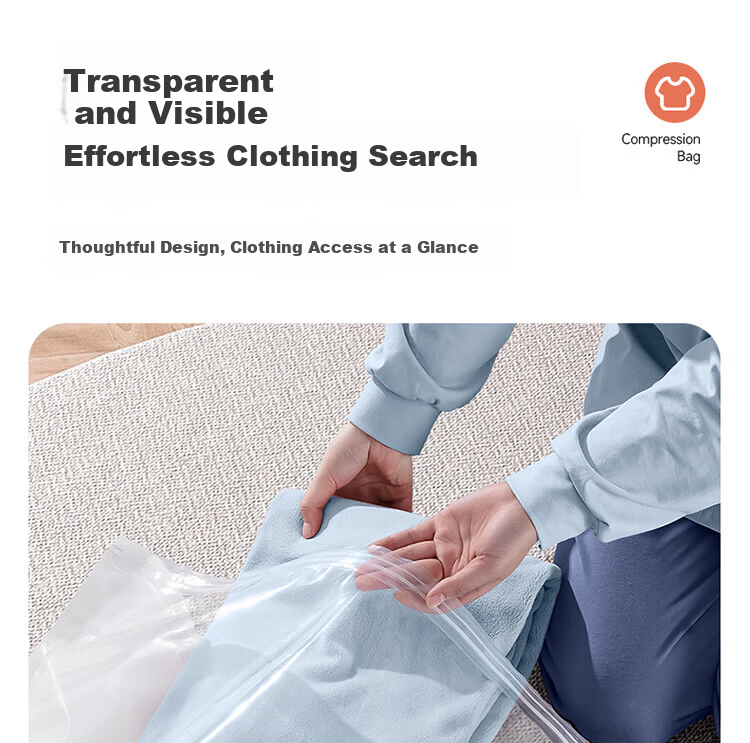 Ontu Vacuum Compression Storage Bag Electric Pump Quilt Clothes Down Jacket Travel Sealing Organizer Moving Packing Bag 17