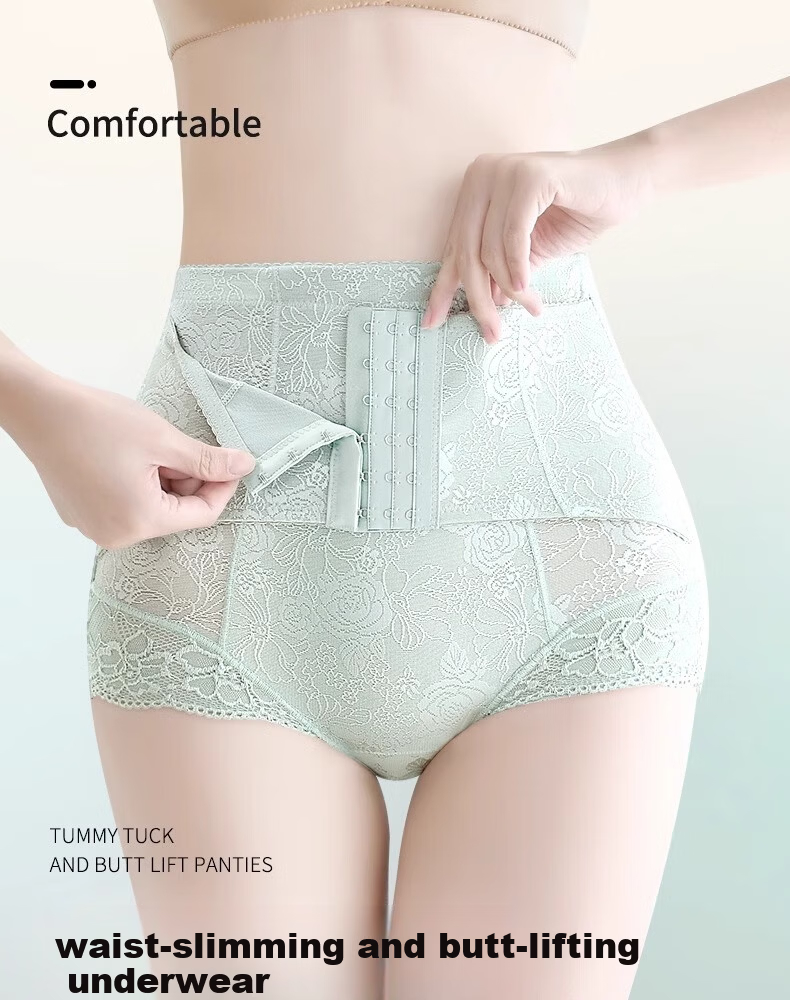 LangSha High Waist Tummy Control Butt Lifting Shaping Panties for Women Postpartum Body Shaping Slimming Underwear 1