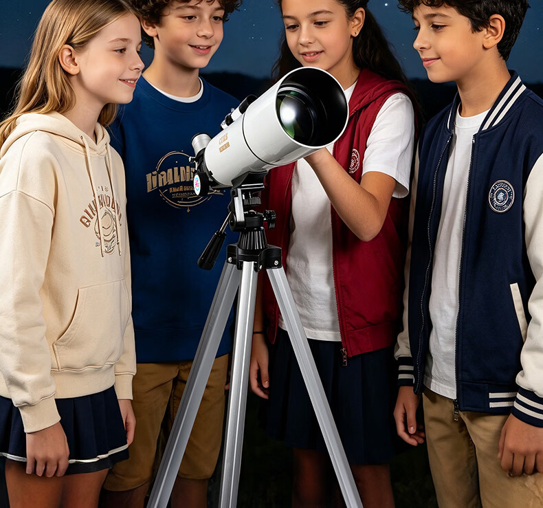 CURB Professional High-Power HD Astronomy Telescope for Stargazing, Space, Kids Beginner Home Use, Jupiter Cloud 1000000 21