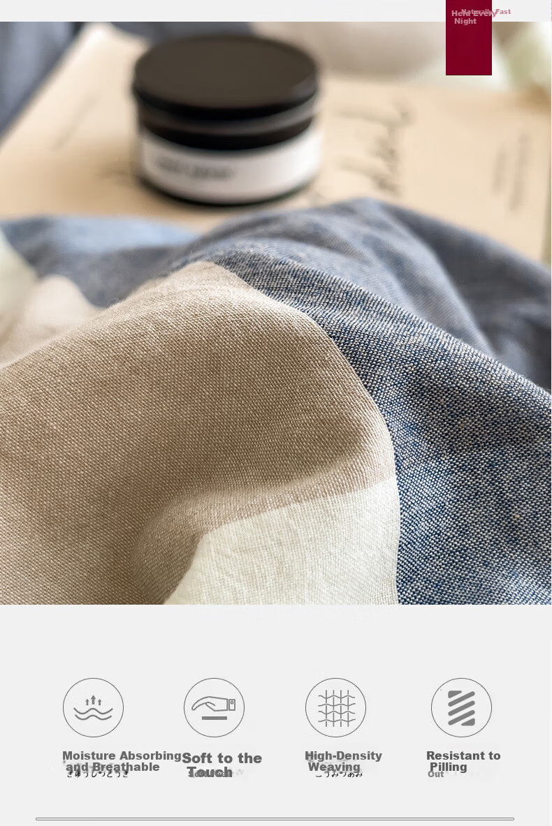 Aiwei Single Quilt Thickened Winter Comforter Cotton Quilt 4 Jin 150*200cm [Blue Large Check] 7
