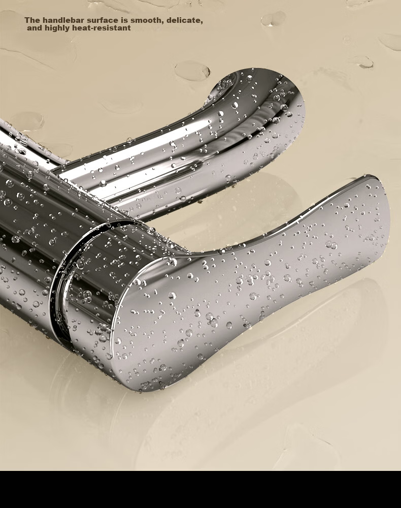 Yipinyinxiang Bathroom Faucet, Hot And Cold Basin Tap, Double Or Triple Hole Washbasin Faucet, Bathroom Tap 20
