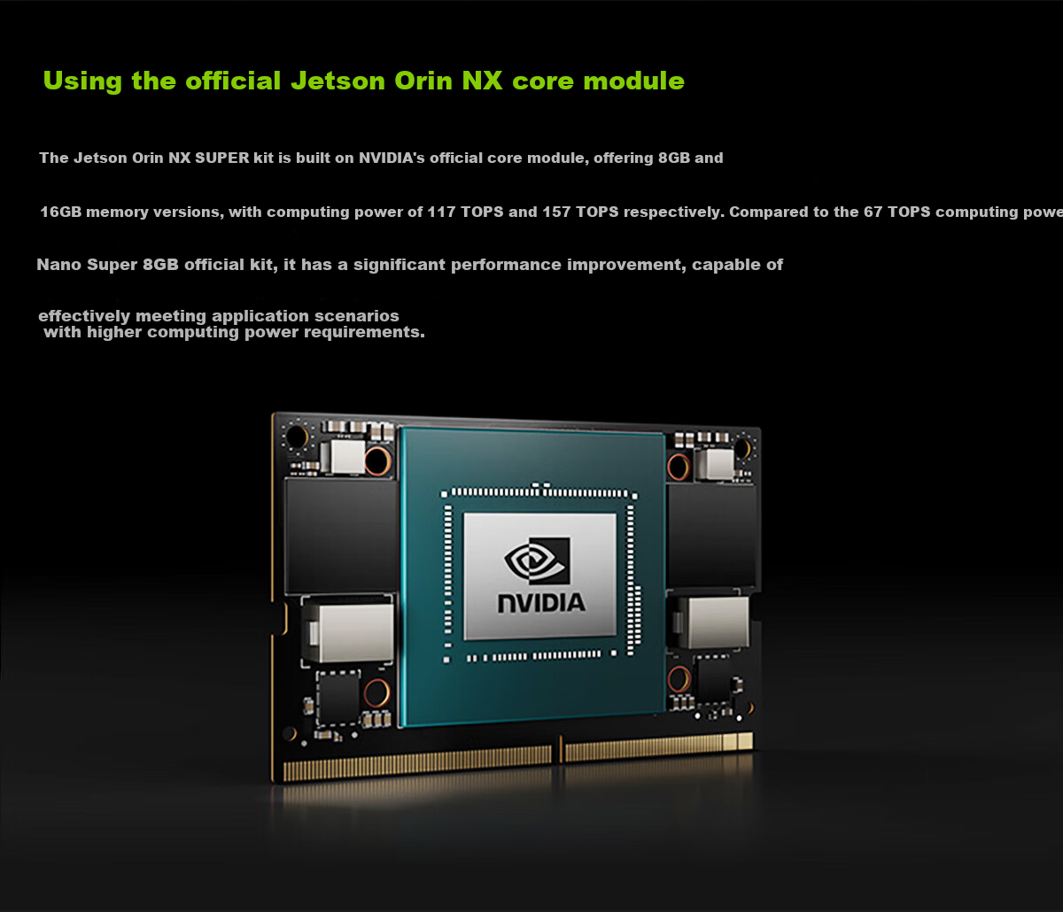 NVIDIA Jetson Orin NX Super 8/16GB Edge Computing Development Board ROS Kit AI Core Board OpenClaw 4