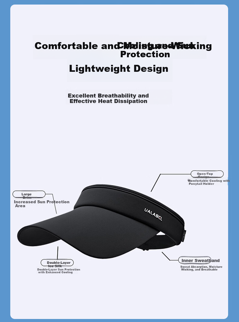 GRGN Men's Sun Protection Hat with Face Mask and Ice Sleeve Set Summer UV Protection Outdoor Delivery Cycling Sunshade Cap 7