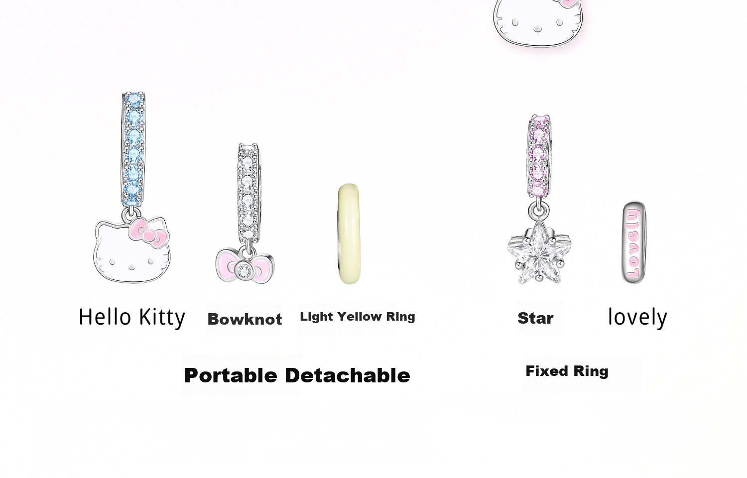 ChaoSeHui Hello Kitty Dopamine Necklace Women's Pendant Birthday Gift Luxury Girlfriend Necklace 3230 11
