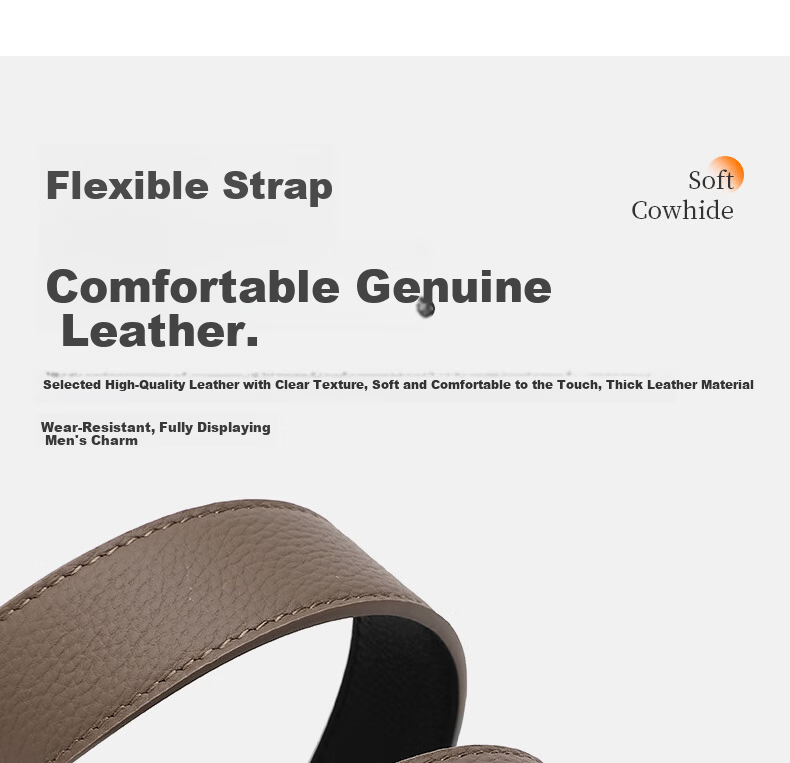 MEXICAN Vintage Men's Leather Belt Pin Buckle Genuine Top Layer Cowhide Business Casual Waistband Pants Belt Birthday Gift for Men 9