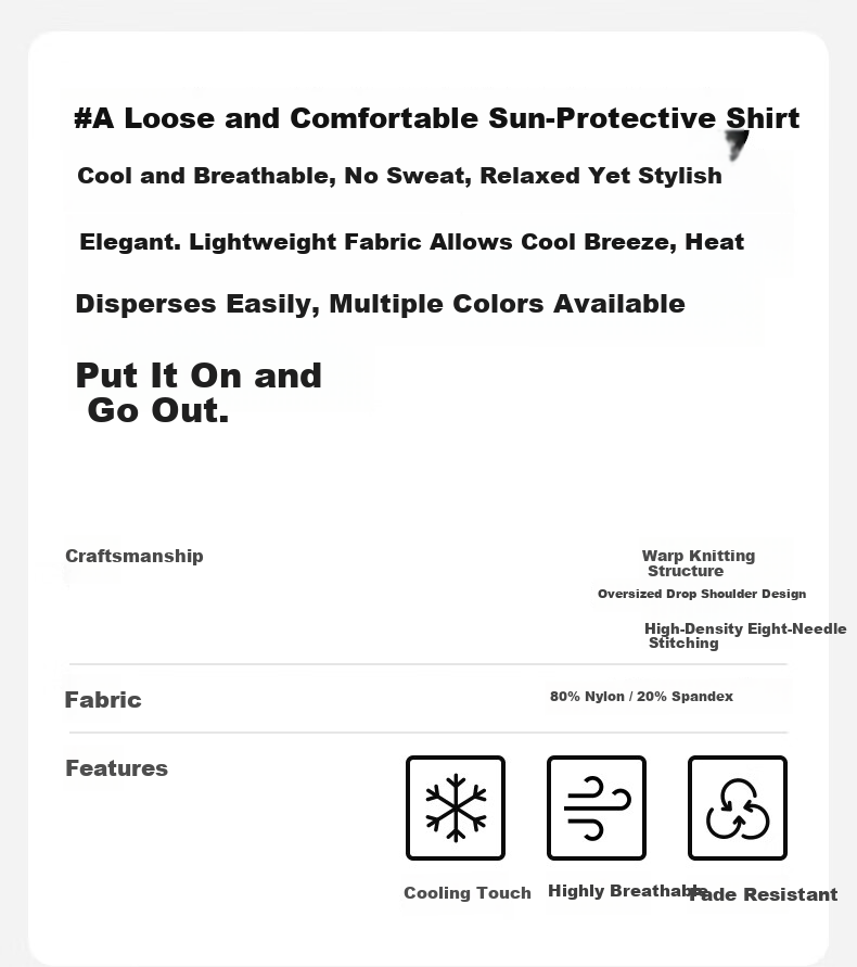 Onoko Loose Fit Sun Protection Shirt Men Long Sleeve Summer White Ice Silk Jacket UV Protection Sports Sunblock Clothing 1