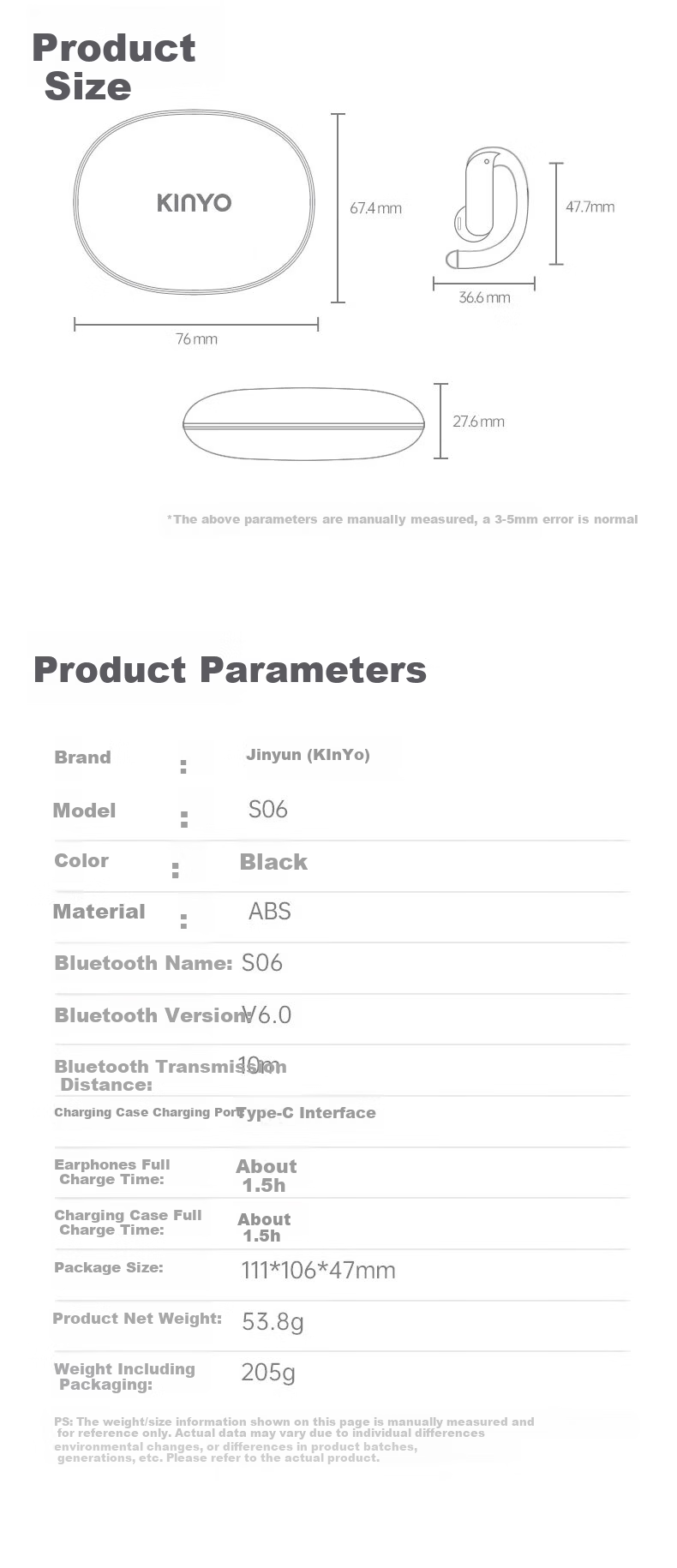 KINYO Berlin Sound Wireless Bluetooth Bone Conduction Earphones 2025 Latest Model, Comfortable Long Wear, Sports Running, Deep Bass, Long Battery Life 11