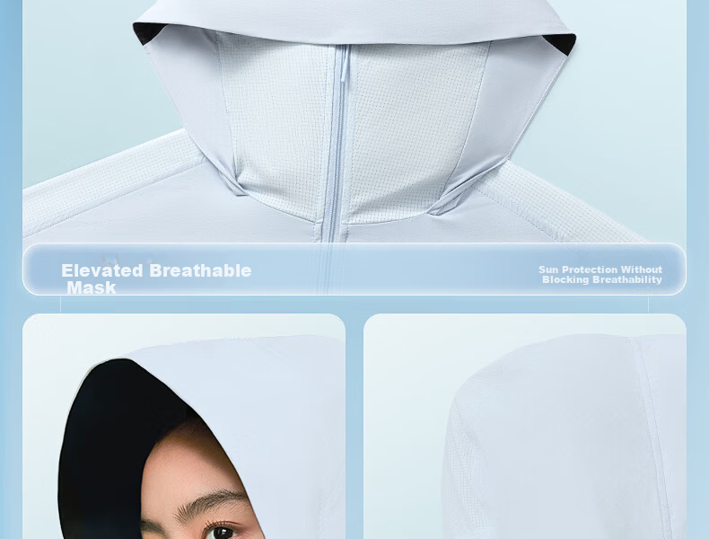 Meilicheng Hou Minghao Same Style Cool and Breathable Sunscreen Jacket for Women UV Protection Slim Fit Antibacterial Coat FS001 28