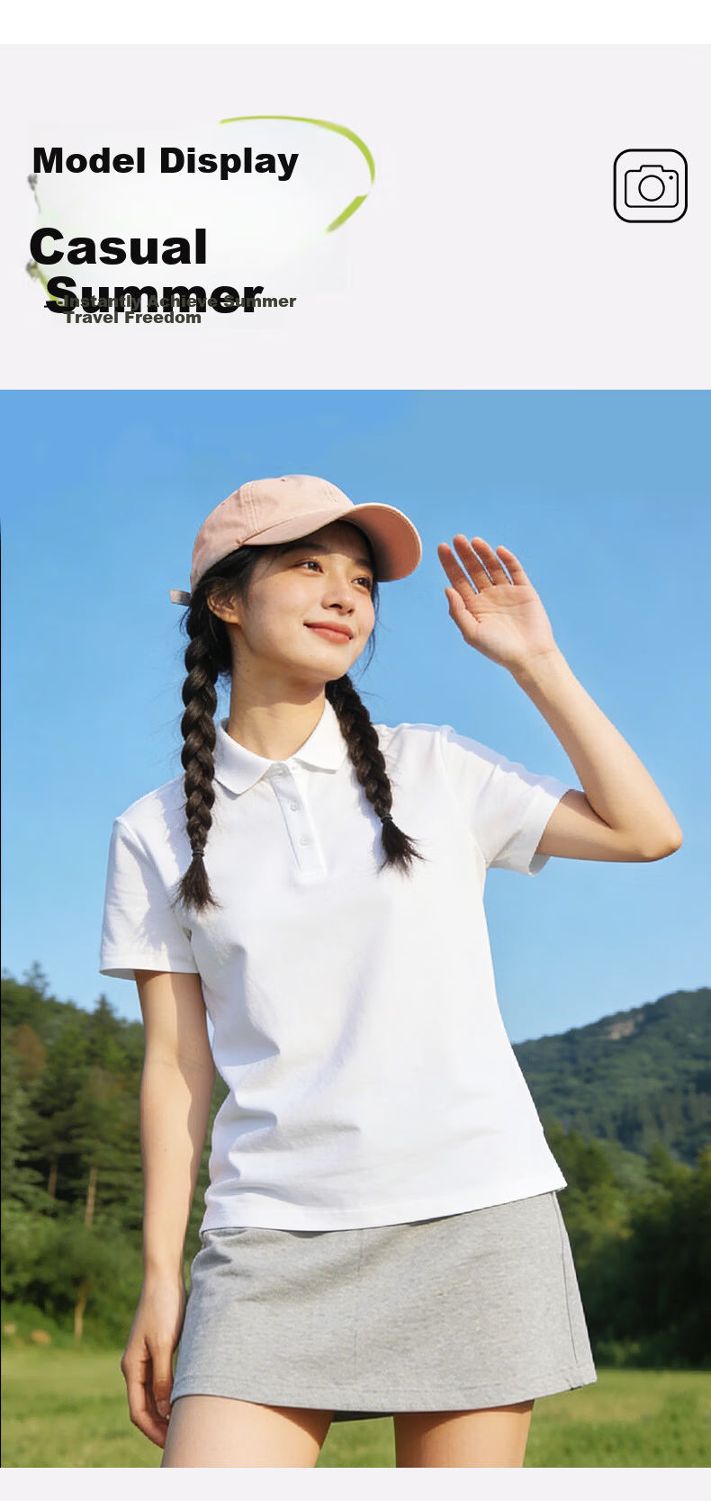 Baleno Women's Polo Shirt Sports T-Shirt Summer New Breathable Tennis Badminton Quick-Dry Short Sleeve Top 13