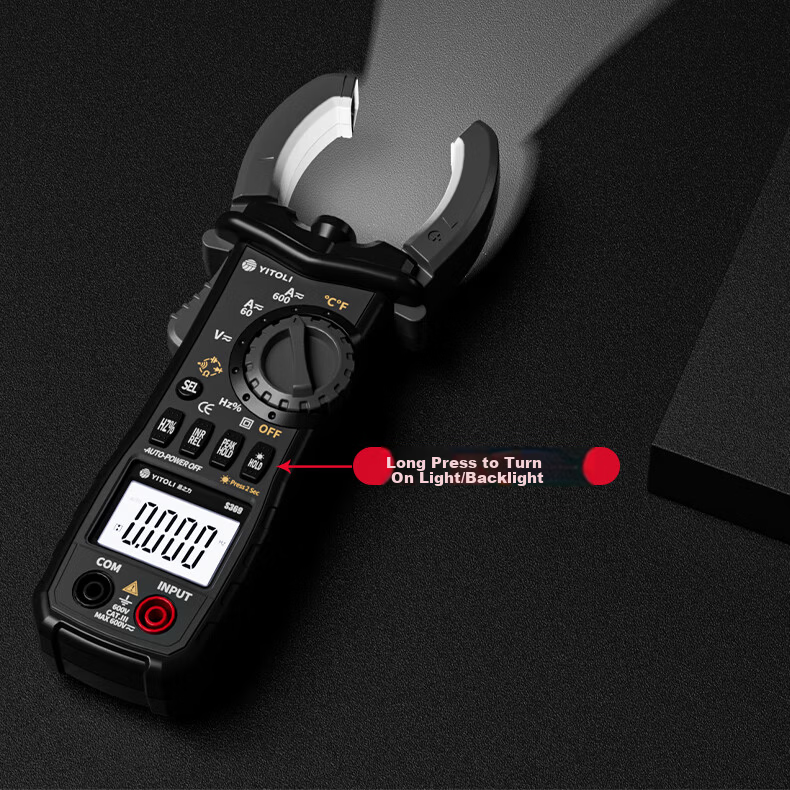 Yizhil S369 Digital Clamp Meter Clamp Multimeter High Precision DC Clamp Ammeter Smart Universal Current Meter 13