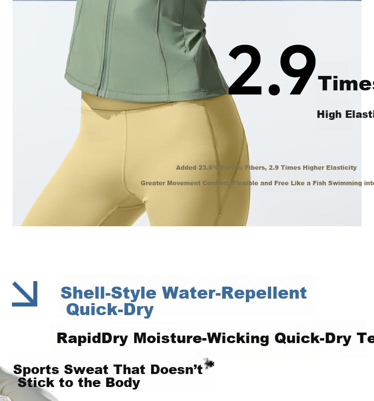 Beneunder Cooling Slim Fit Sports Sun Protection Jacket for Women AL90024 Outdoor UV Protection Breathable Quick-Dry Cold Tea Gray S 6