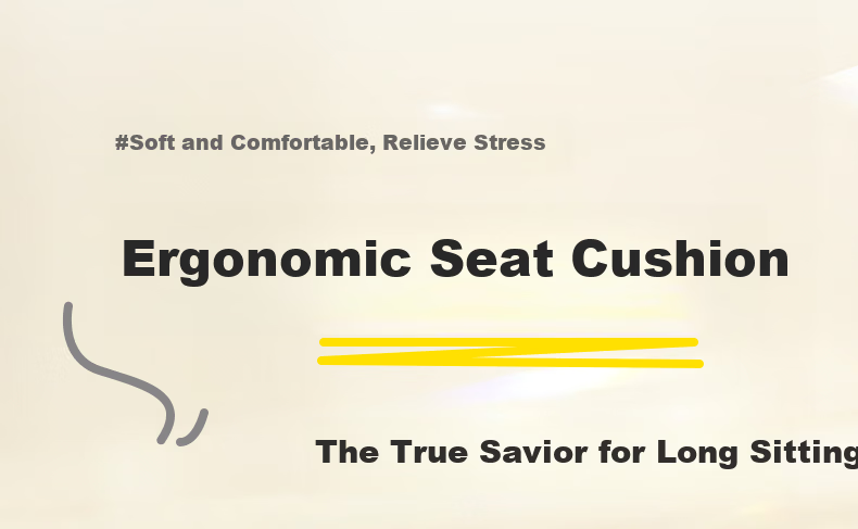 Zhiguozhe Office Seat Cushion Memory Foam Soft Pad for Long Sitting, Student Classroom Chair Cushion 4