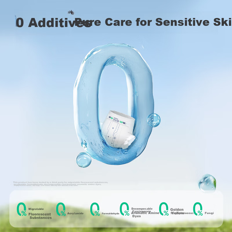 Subicchi Breathable Thin Baby Diapers S32 (4-8kg) No Waist Tape