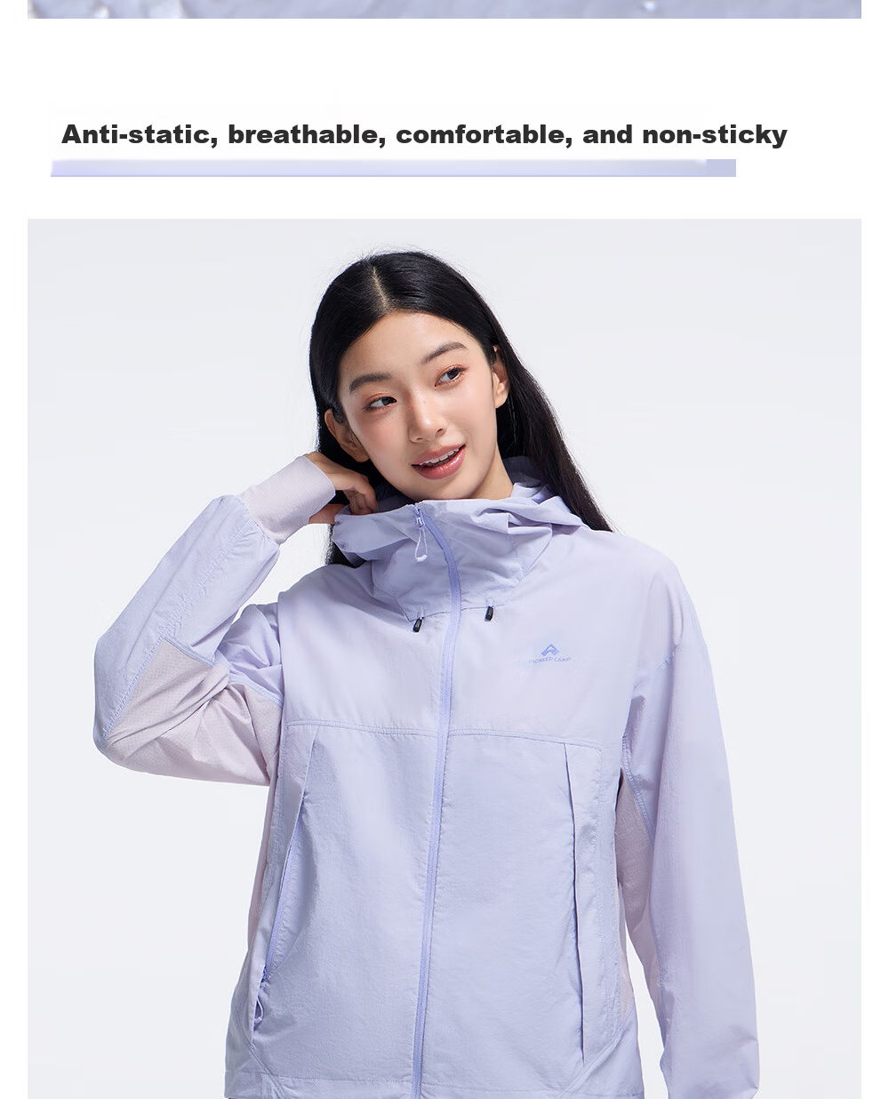 Toread Yang Chaoyue Star Butterfly Women's Outdoor Sun Protection Jacket Spring Summer Lightweight Breathable Hiking Sports Sunproof Skin Jacket 5