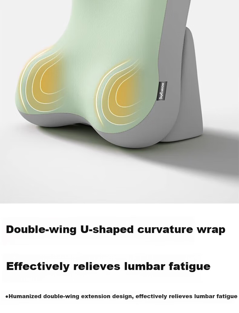 MiiOW Multifunctional Neck and Lumbar Support Backrest Pillow for Bed and Sofa, Reading and Phone Use Cushion 4