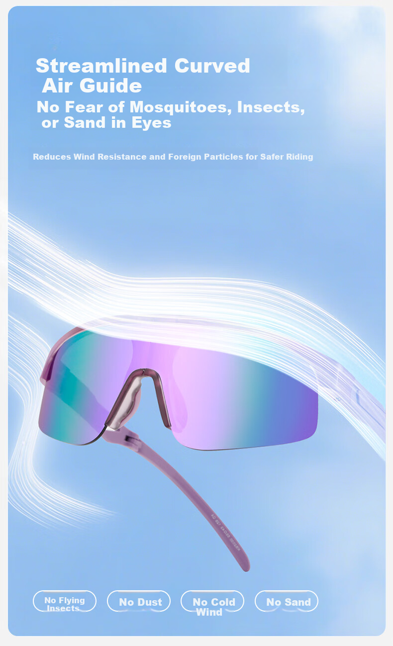 FENCHI Kids Folding Cycling Sunglasses UV Protection Outdoor Sports Bicycle Goggles for Boys and Girls 9