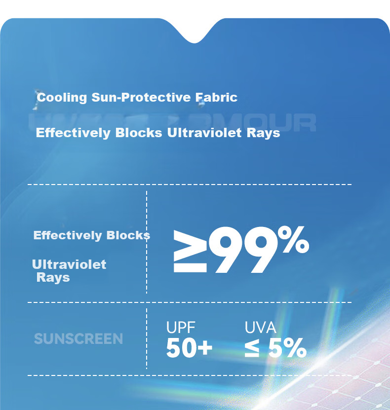 Under Armour Men's Sports Jacket, Summer New Style Sun Protection Clothing, Ice Silk Cool-Feeling Breathable Lightweight Outdoor Running Training Jacket 3