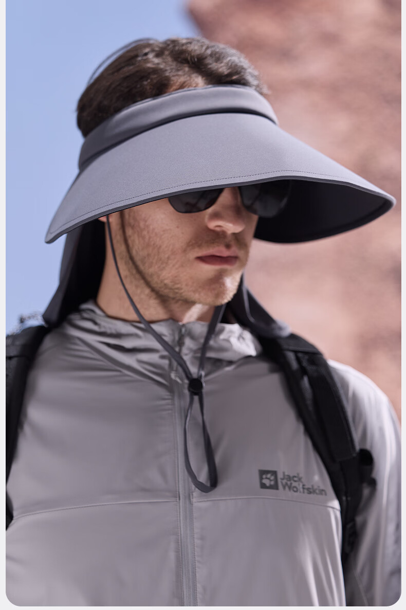 MISSION UV Large Brim Sun Protection Hat for Men, Sunshade Fishing Cap, Open Top Mountaineering Hat, Summer Outdoor UV Protection Sun Hat 7