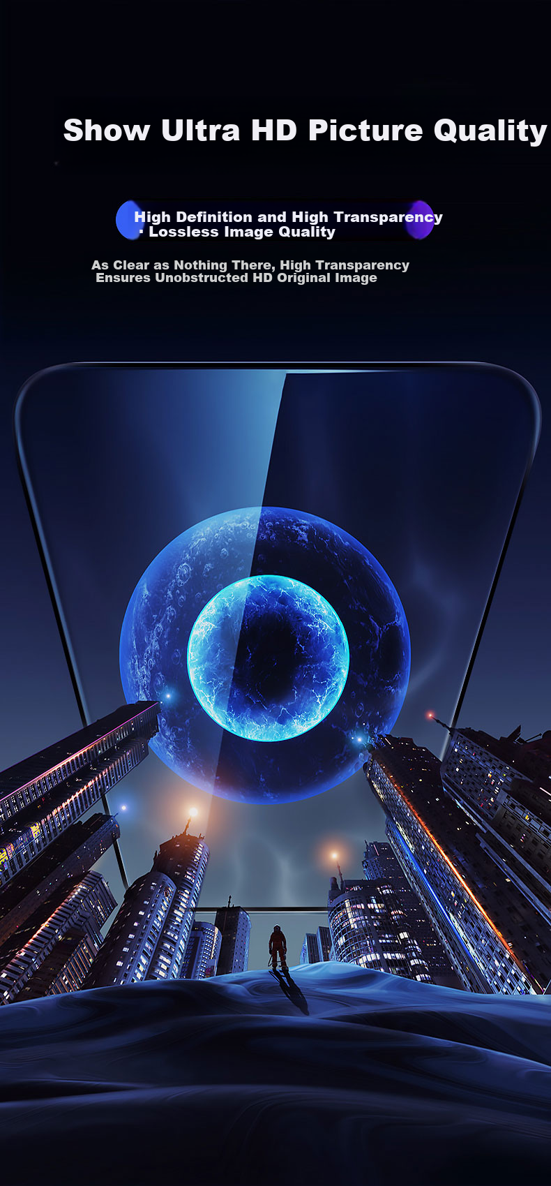 KOOLIFE Ultrasonic Unlock Tempered Glass Screen Protector for realme GT8 Pro Full Coverage Ultra-Thin HD Anti-Drop Film 2