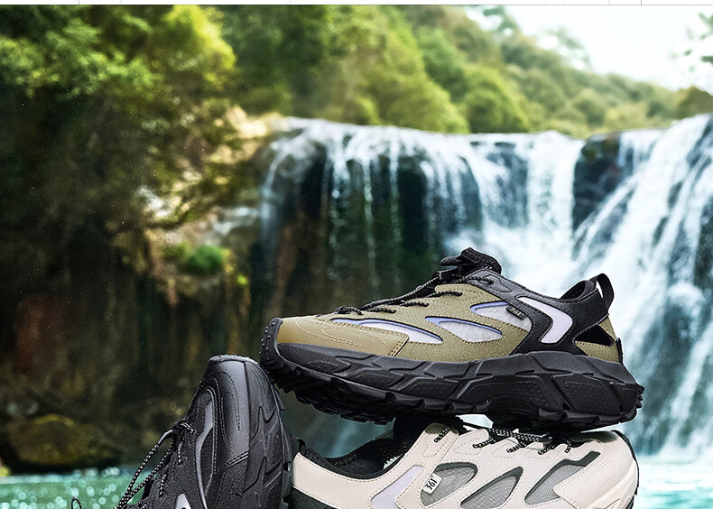 361° Men's Summer Sports Sandals Outdoor Beach Casual Soft Sole Water Hiking Shoes 672626766-3 27