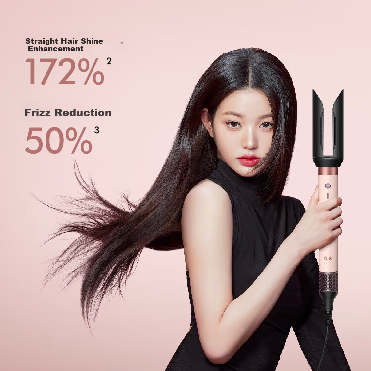 DYSON HS09 Multi-Functional Styling Hair Dryer Curling Iron 3-in-1 Blow Dry, Straighten, Curl Gift Recommendation HS09 Dawn Pink 4