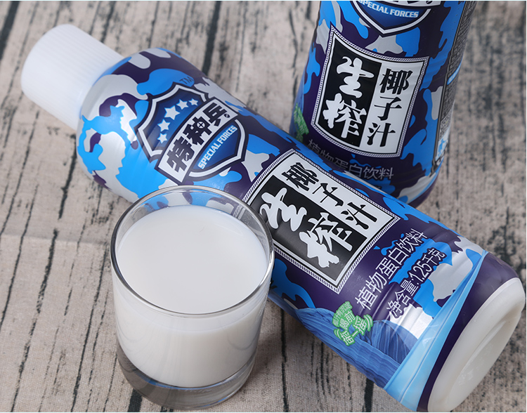 特种兵 生榨果肉椰子汁 植物蛋白果汁饮料 1.